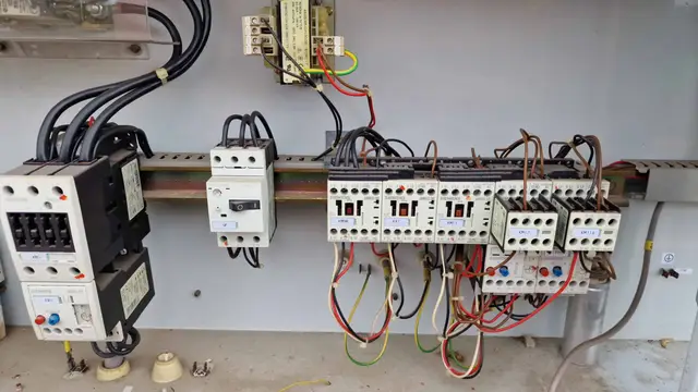 Elektrische schakelkast van een koelinstallatie