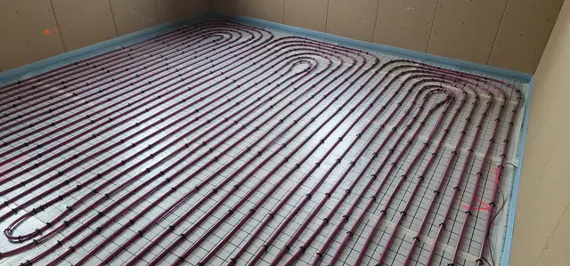 Vloerverwarming in een woning